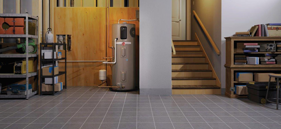 Man moving old refrigerator on a dolly